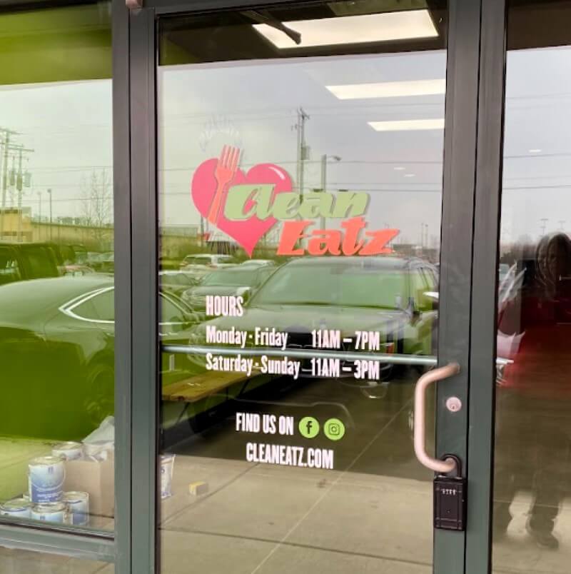 Custom vinyl door signs